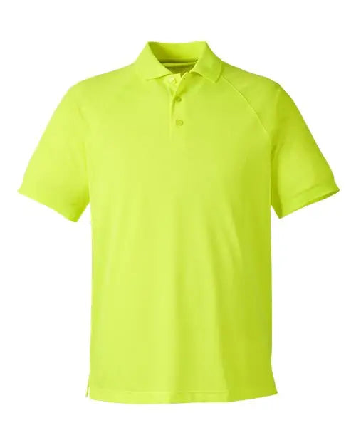 Harriton M208 Men’s Charge Snag and Soil Protect Polo - Safety Yellow