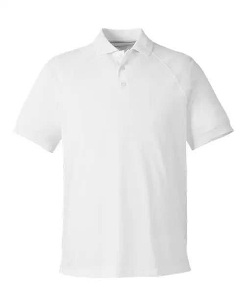 Harriton M208 Men’s Charge Snag and Soil Protect Polo - White