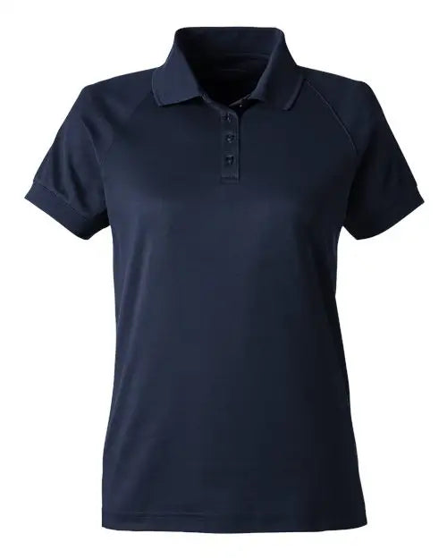 Harriton M208w Women’s Charge Snag and Soil Protect Polo - Dark Navy