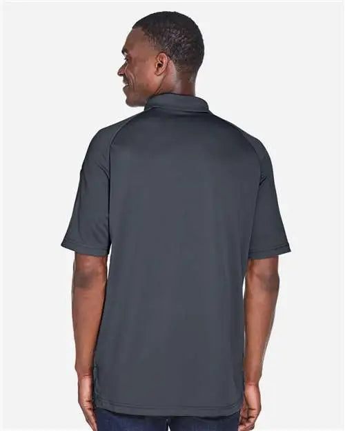 Harriton M211 Men’s Advantage Tactical Performance Polo - Dark Charcoal