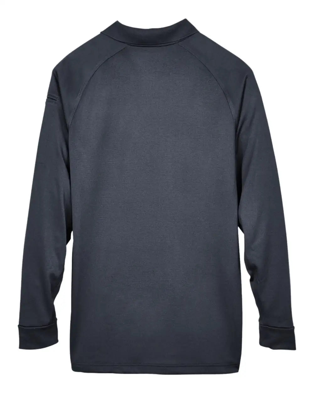 Harriton M211l Men’s Advantage Long Sleeve Tactical Polo - Dark Charcoal