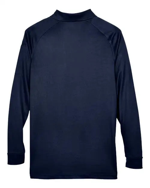 Harriton M211l Men’s Advantage Long Sleeve Tactical Polo - Dark Navy
