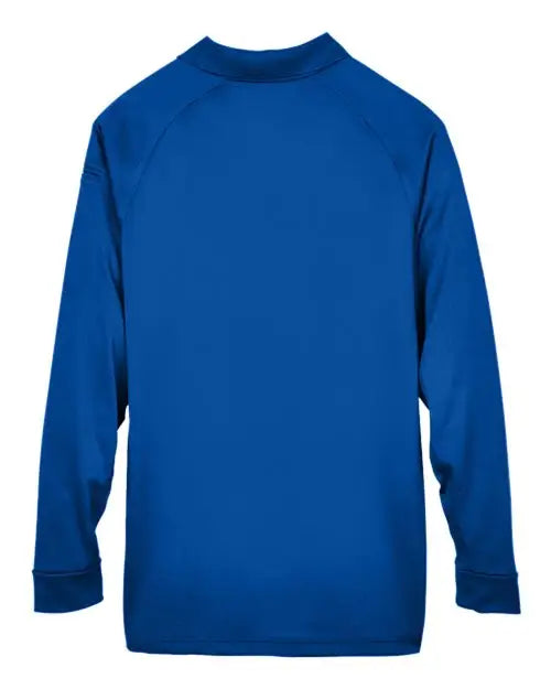 Harriton M211l Men’s Advantage Long Sleeve Tactical Polo - True Royal