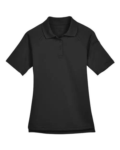 Harriton M211w Women’s Advantage Tactical Polo - Black