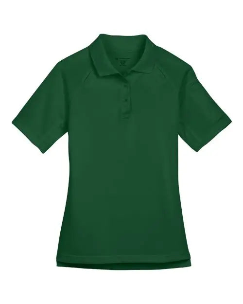 Harriton M211w Women’s Advantage Tactical Polo - Dark Green