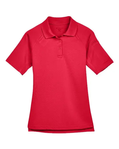 Harriton M211w Women’s Advantage Tactical Polo - Red