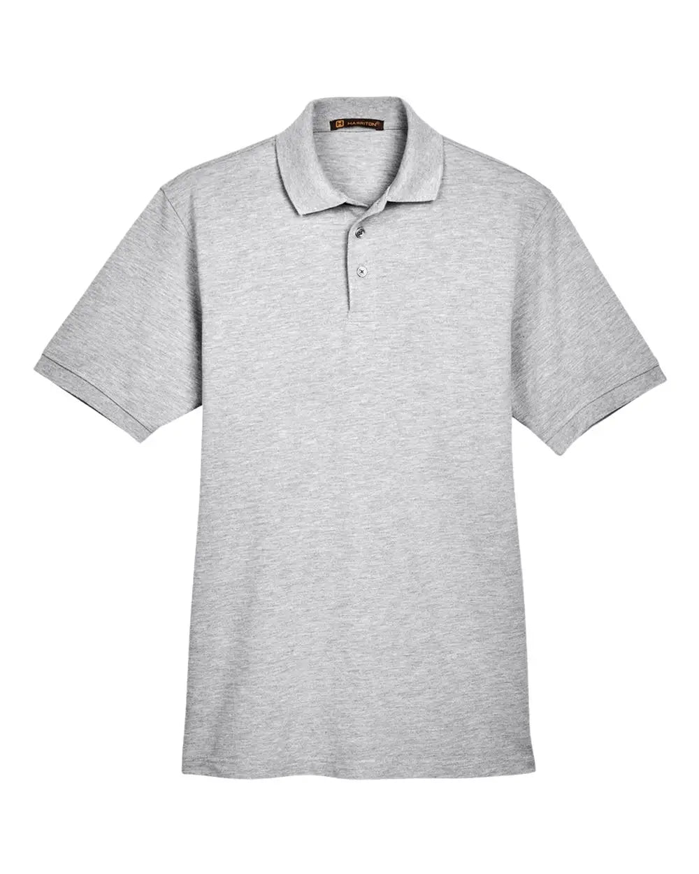 Harriton M265 Men’s Easy Blend™ Polo - Grey Heather - Gray / Xs