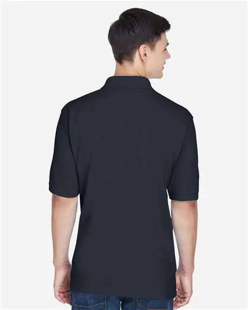 Harriton M265 Men’s Easy Blend™ Polo - Navy