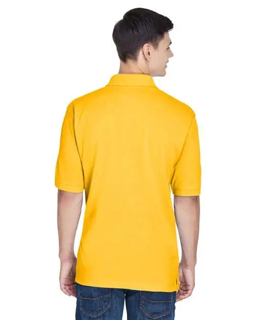 Harriton M265 Men’s Easy Blend™ Polo - Sunray Yellow