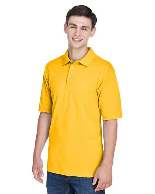 Harriton M265 Men’s Easy Blend™ Polo - Sunray Yellow