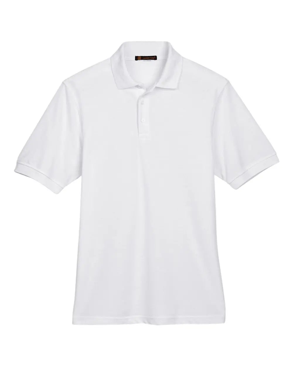 Harriton M265 Men’s Easy Blend™ Polo - White - Xs