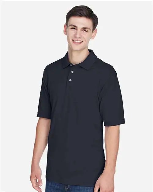 Harriton M265 Men’s Easy Blendâ„¢ Polo - Navy