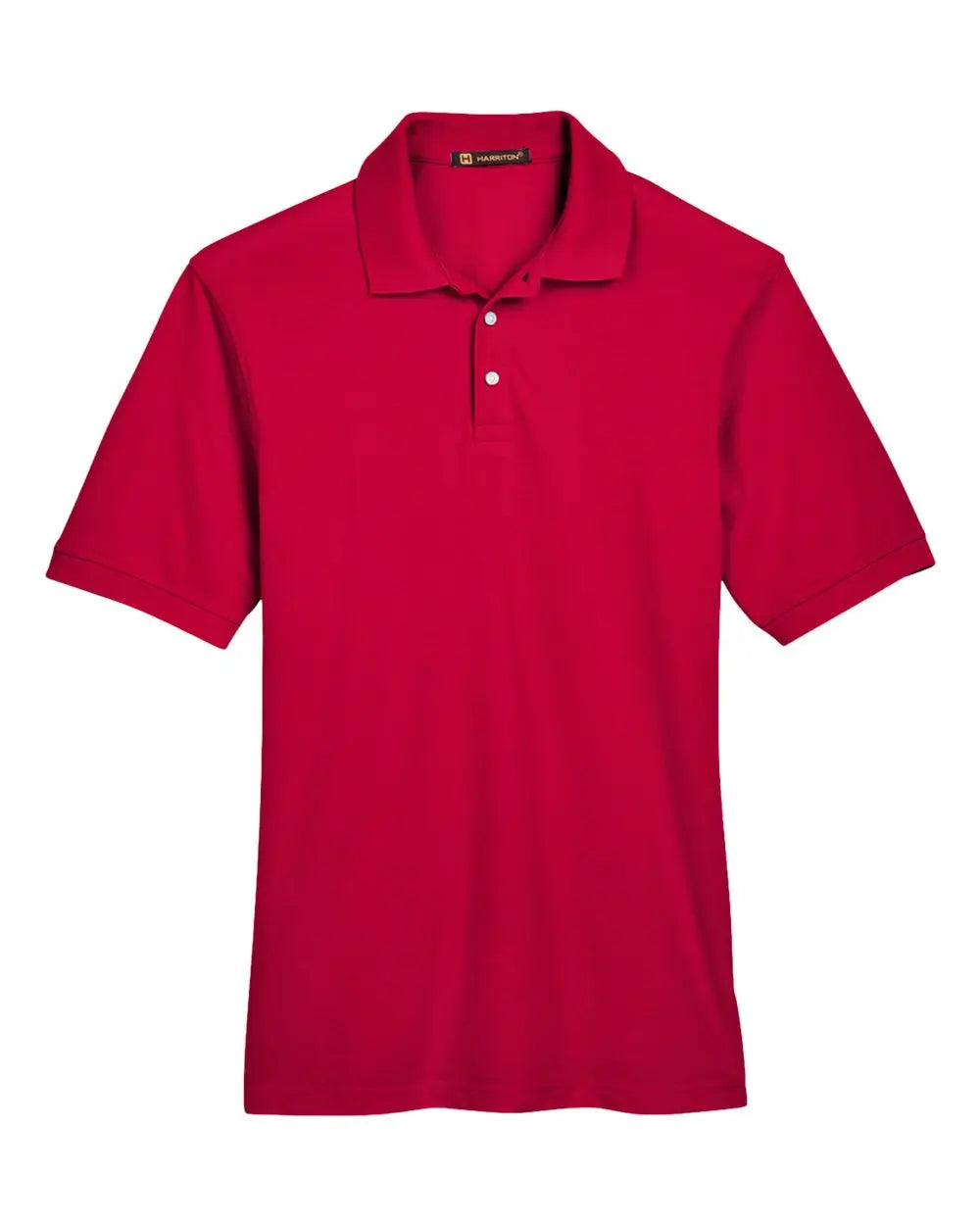 Harriton M265 Men’s Easy Blendâ„¢ Polo - Red