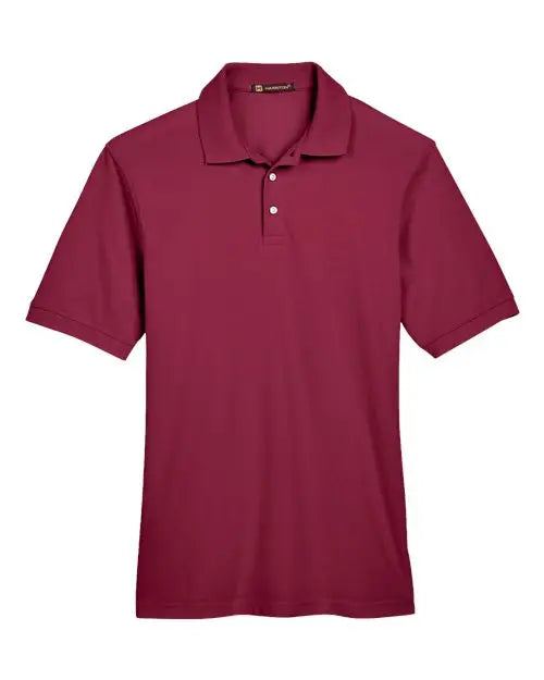 Harriton M265 Men’s Easy Blendâ„¢ Polo - Wine