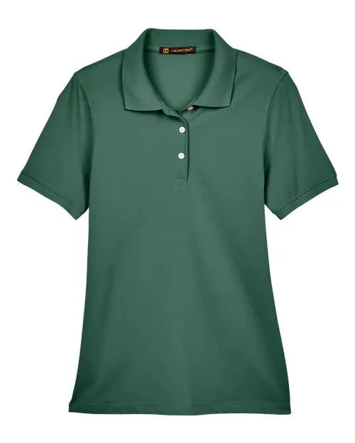 Harriton M265w Women’s Easy Blend Polo - Hunter