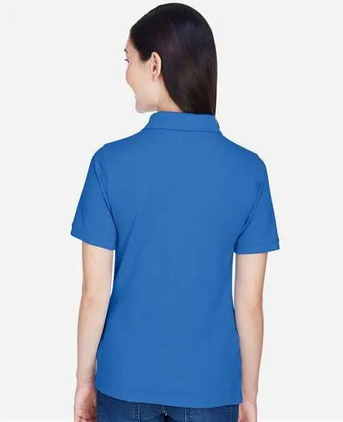 Harriton M265w Women’s Easy Blend Polo - True Royal