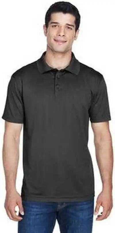 Harriton M315 Men’s 4 Oz Polytech Polo Black