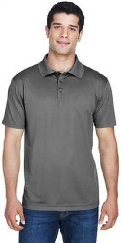 Harriton M315 Men’s 4 Oz Polytech Polo - Charcoal