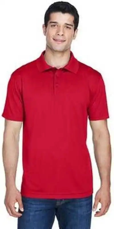 Harriton M315 Men’s 4 Oz Polytech Polo - Red