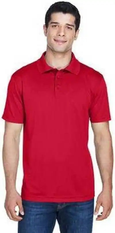 Harriton M315 Men’s 4 Oz Polytech Polo Red