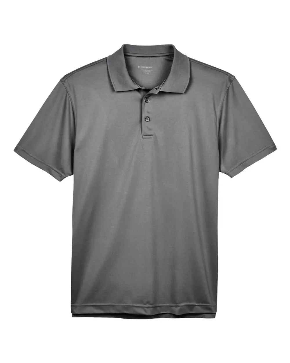 Harriton M315 Men’s Polyester Jersey Polo - Charcoal