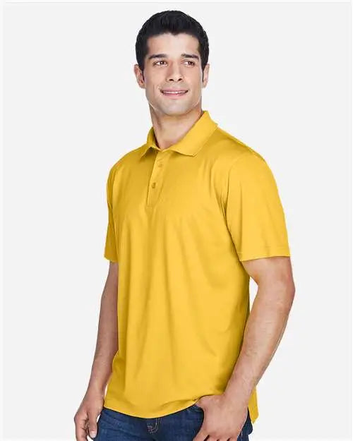 Harriton M315 Men’s Polyester Jersey Polo - Gold