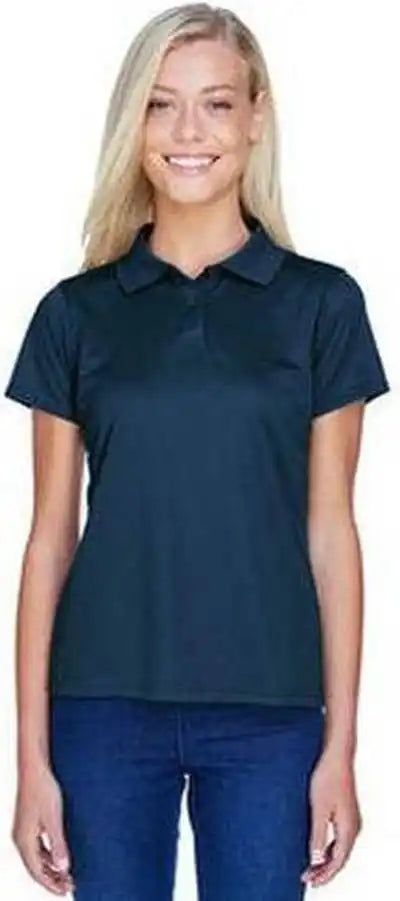 Harriton M315w Ladies’ 4 Oz Polytech Polo Navy