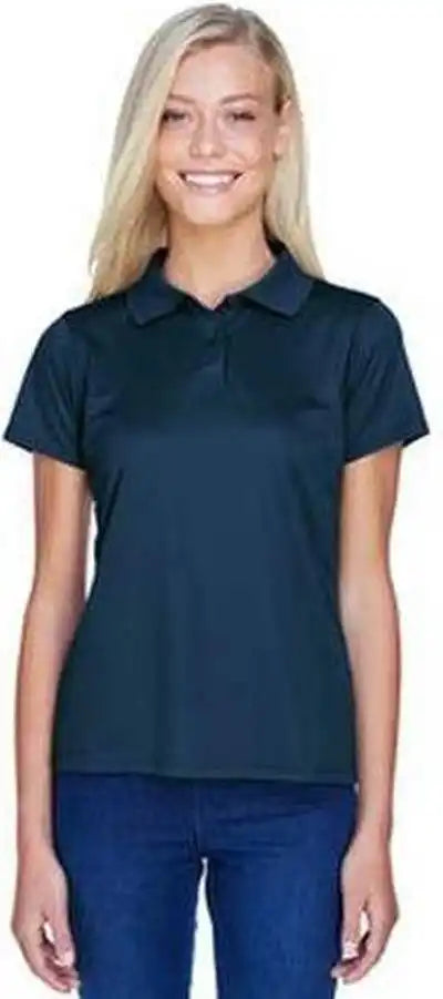 Harriton M315w Ladies’ 4 Oz Polytech Polo Navy