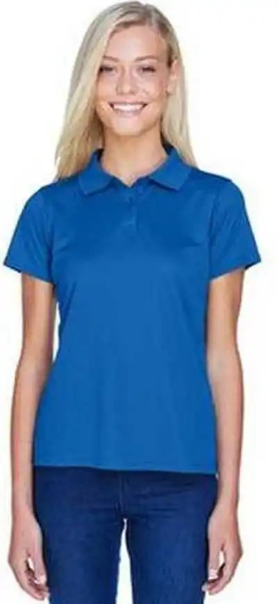 Harriton M315w Ladies’ 4 Oz Polytech Polo True Royal