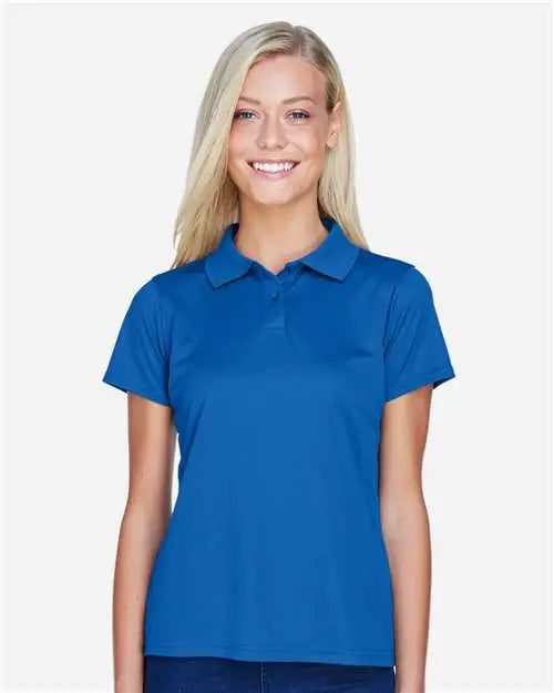 Harriton M315w Women’s Polyester Jersey Polo - True Royal