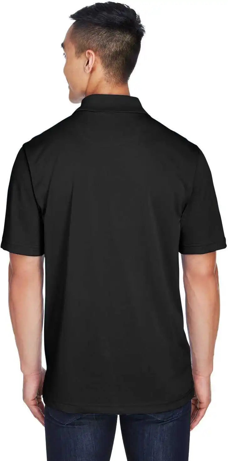 Harriton M345 Men’s Advantage Snag Protection Plus Il Snap Placket Polo Black / Adult m