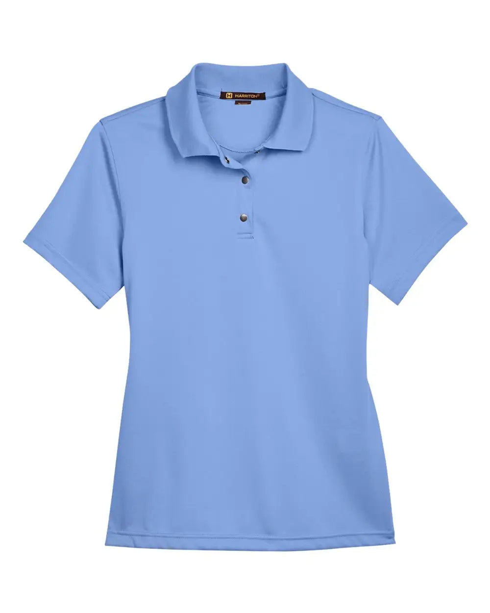 Harriton M345w Women’s Advantage Snag Protection Plus Il Snap Placket Polo - Industry Blue - Ladies Xs