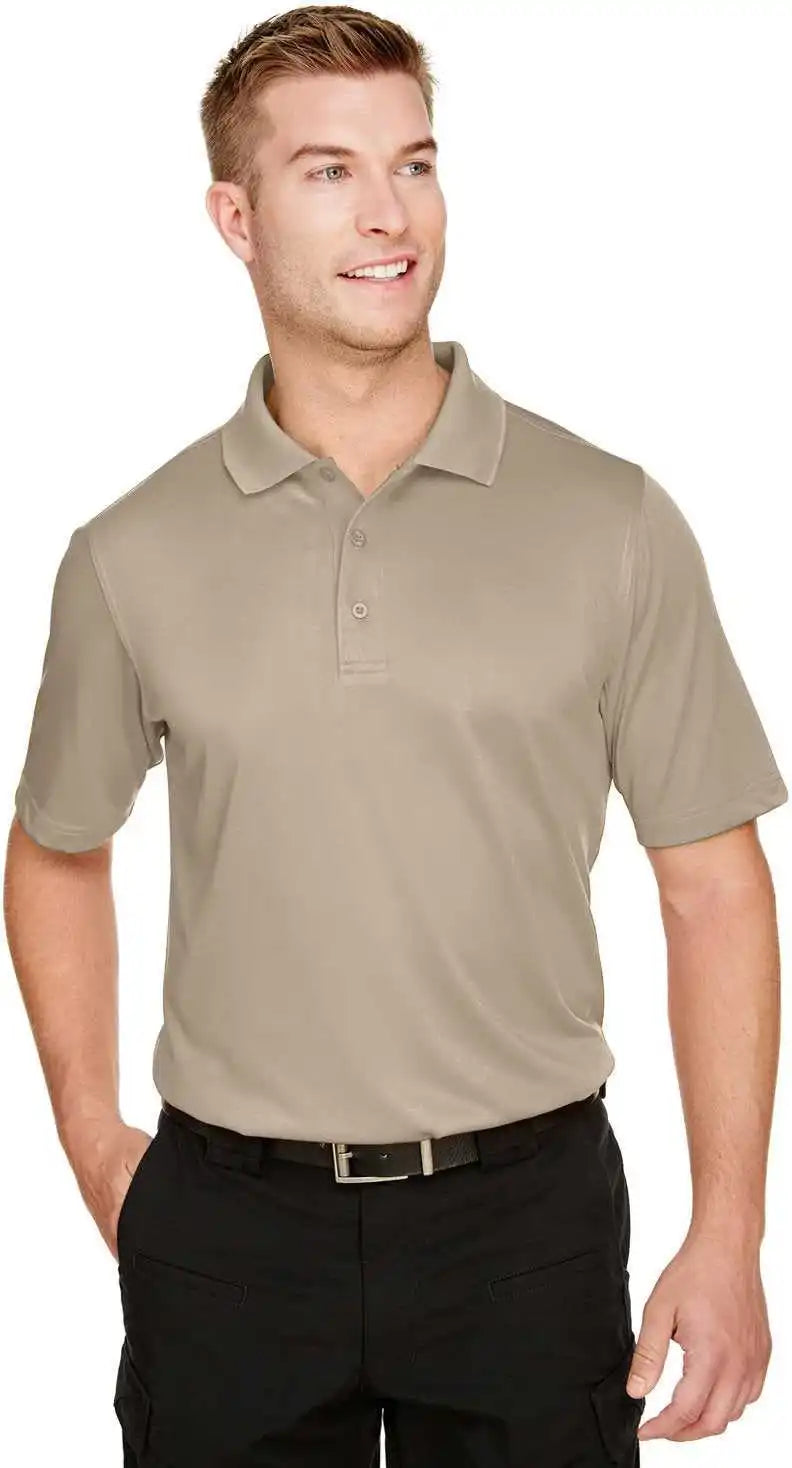 Harriton M348 Men’s Advantage Snag Protection Plus Il Polo - Khaki
