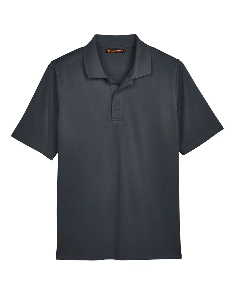 Harriton M348 Men’s Advantage Snag Protection Plus Polo - Dark Charcoal - Gray / s