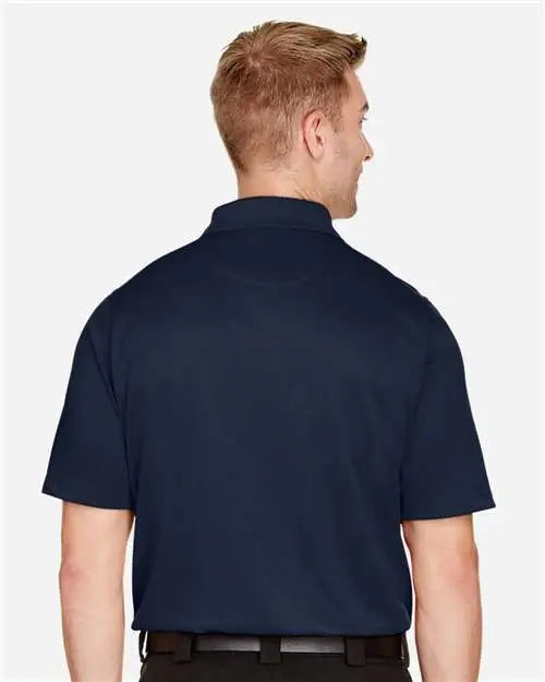 Harriton M348 Men’s Advantage Snag Protection Plus Polo - Dark Navy