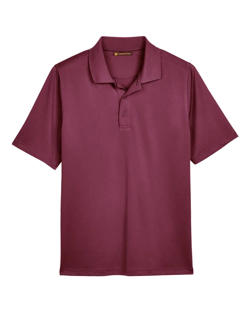 Harriton M348 Men’s Advantage Snag Protection Plus Polo - Maroon
