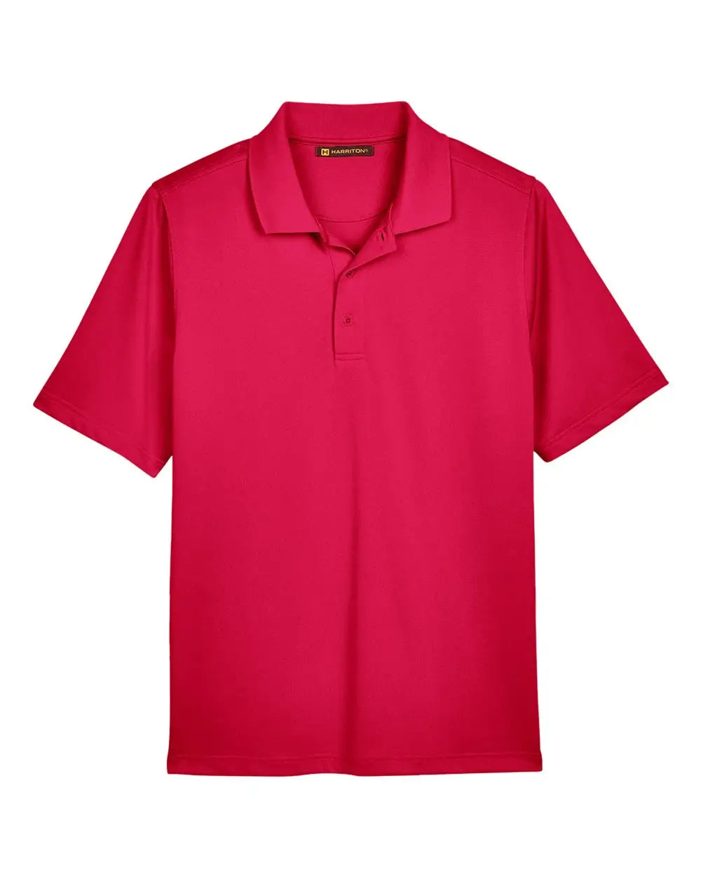 Harriton M348 Men’s Advantage Snag Protection Plus Polo - Red - s