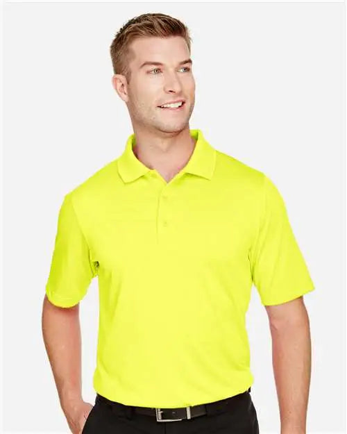 Harriton M348 Men’s Advantage Snag Protection Plus Polo - Safety Yellow