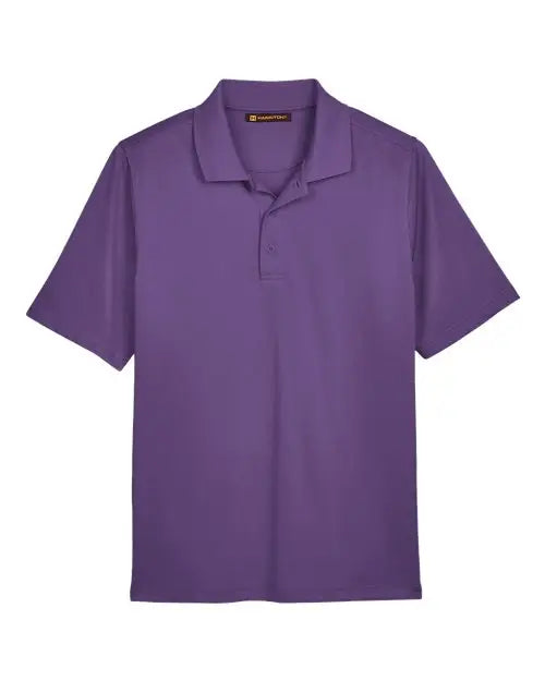 Harriton M348 Men’s Advantage Snag Protection Plus Polo - Team Purple