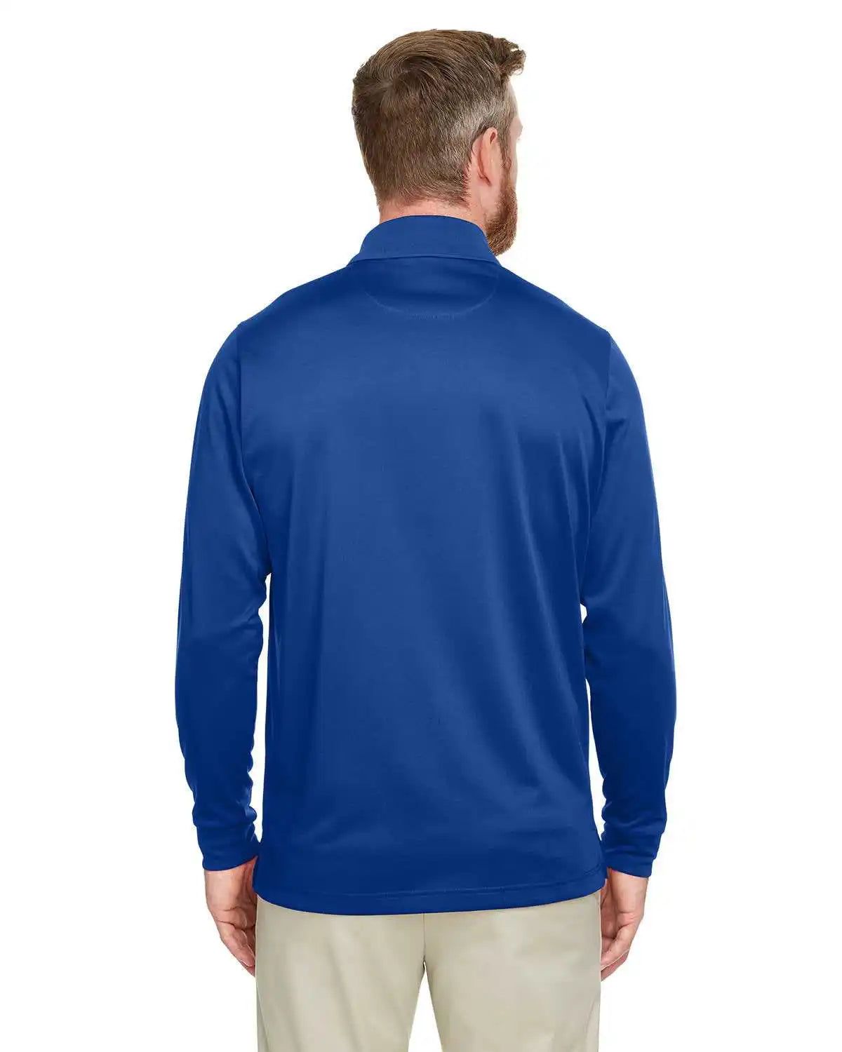 Harriton M348l Men’s Advantage Snag Protection Plus Il Long Sleeve Polo - True Royal - Adult 2xl