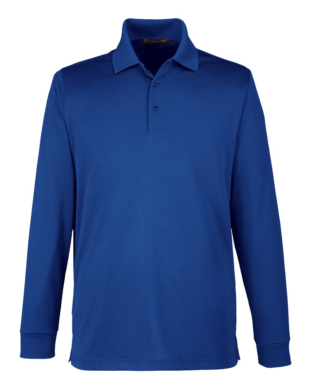 Harriton M348l Men’s Advantage Snag Protection Plus Il Long Sleeve Polo - True Royal