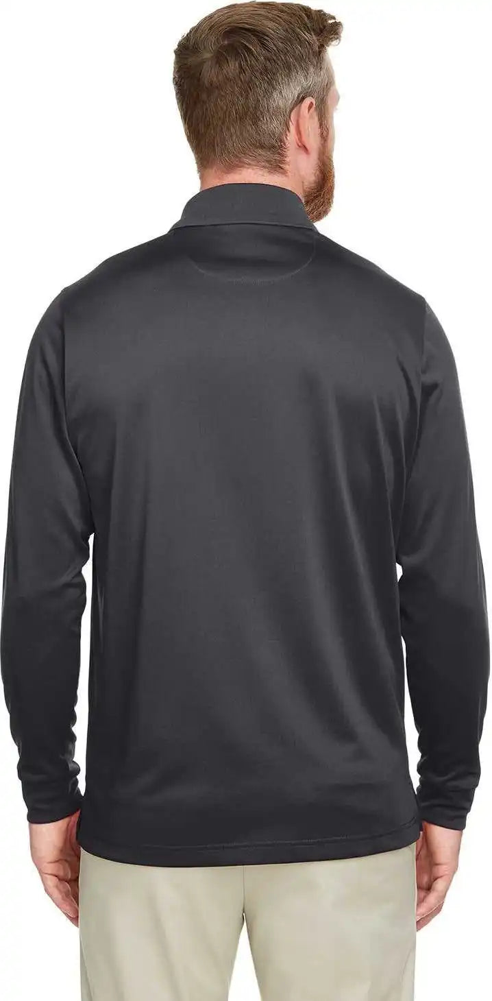 Harriton M348light Men’s Tall Advantage Long Sleeve Snag Protection Plus Il Polo - Dark Charcoal - Gray / Adult 2x