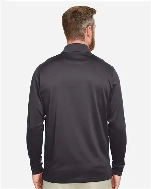Harriton M348lt Men’s Tall Advantage Long Sleeve Snag Protection Plus Il Polo - Dark Charcoal