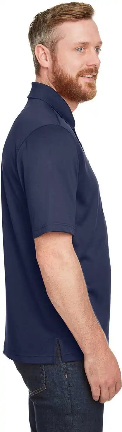 Harriton M348p Men’s Advantage Snag Protection Plus Il Pocket Polo Dark Navy / Adult l