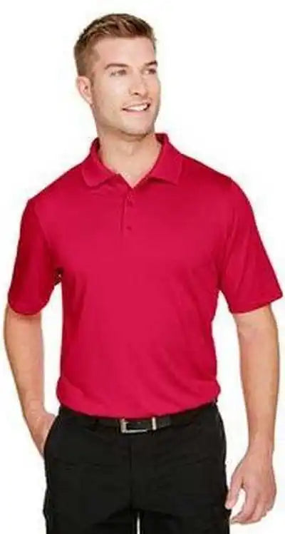 Harriton M348t Men’s Tall Advantage Snag Protection Plus Il Polo - Red