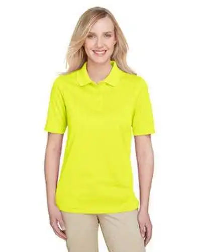 Harriton M348w Ladies’ Advantage Snag Protection Plus Il Polo Safety Yellow
