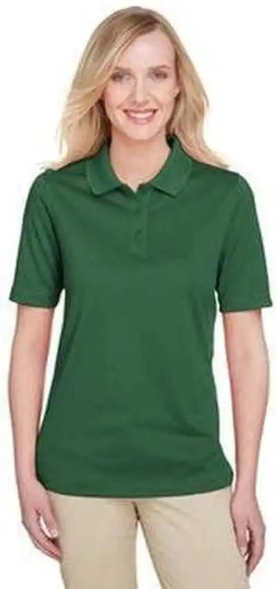 Harriton M348w Ladies’ Advantage Snag Protection Plus Il Polo - Dark Green