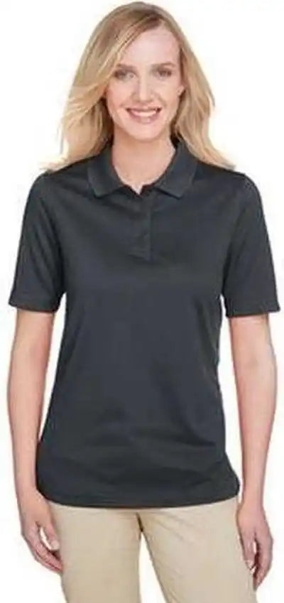 Harriton M348w Ladies’ Advantage Snag Protection Plus Il Polo - Dark Charcoal