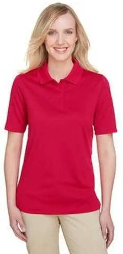Harriton M348w Ladies’ Advantage Snag Protection Plus Il Polo - Red