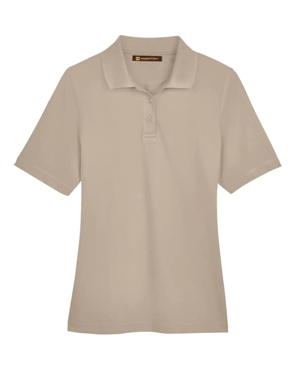 Harriton M348w Women’s Advantage Snag Protection Plus Polo - Khaki